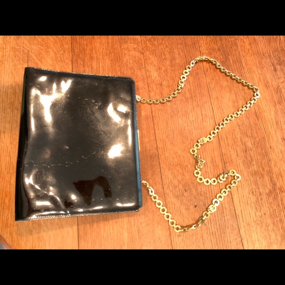 Salvatore Ferragamo black patent leather bag - Picture 3 of 9